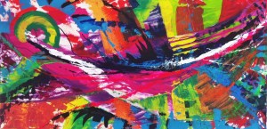 vee - Acrylic on Canvas - 60x120 cm